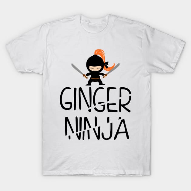 Ginger Ninja T-Shirt by KsuAnn